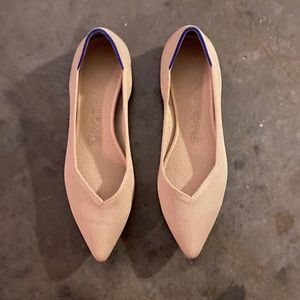 Rothy’s The Point in Ecru - Size 8